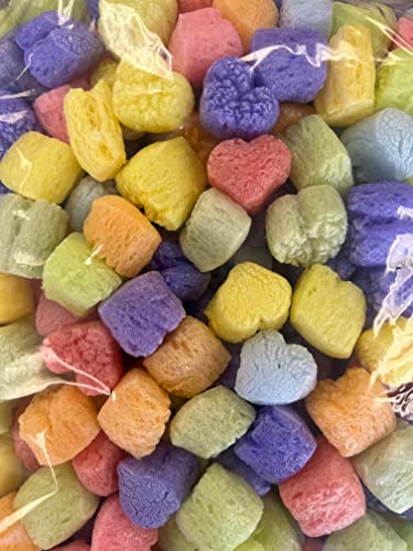 Funpak Minipack Plant Based Biodegradable Packing Peanuts 0.60 Cu Ft Bag Compostable (Rainbow Hearts) #TOP1