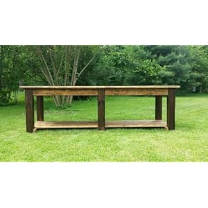 Big desk burnt golden oak farm house country kitchen table contemporary rectangular wooden table for meeting office home decor  urban country home decor