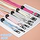 Masken Verstellbare Lanyard 10pcs,Maskenband Verstellbar 33cm,Mundschutz Lanyard Umhängeband,Maskenhalterung,Für Face Shield und Schutzbrille,Für Relieving Langzeit Tragen Ears’ Pressure(5 Farben）