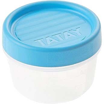 Tatay Food Container with Thread, 0.2 L | Food storage container, volume 0.2 L, 8.5 x 8.5 x 6 cm, leak-proof closure, without