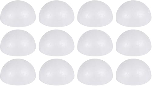 Miniatura 5 de 15 piezas de 3.5 in de media espuma para niños, accesorios de arreglo floral, material de manualidades, adorno de Navidad, pintura, accesorios de