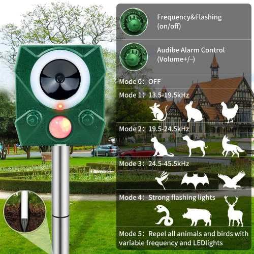 Repelente-de-Gatos-Repelente-ultrasonico-de-energia-Solar-Impermeable-a-frecuencia-Ajustable-para-ahuyentar-Animales-5-Modos-Ajustables-Repelente-ultrasonico-para-Animales