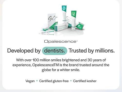 Miniatura 8 de Opalescence Pasta dental blanqueadora para dientes sensibles (paquete de 6) - Cuidado bucal, sabor menta, sin gluten - 5167-6