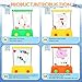 Sumind 10 Pcs Handheld Water Game for Kids Mini Water Ring Toss Basketball Hoop Toy 90s Retro Mini Games for Goodie Bag Birthday Return Gifts (Fresh Style,Colorful)