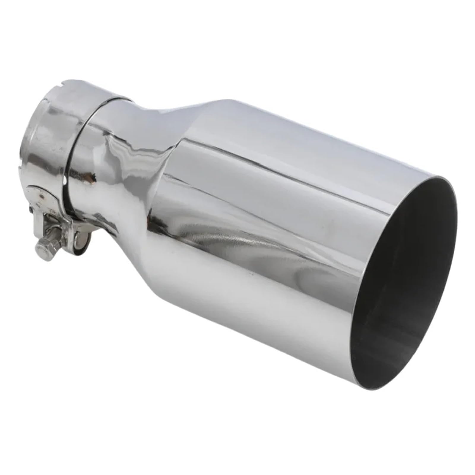 Auto Tłumik wydechowy 1 szt. 304 stal nierdzewna uniwersalny tłumik rury wydechowej samochodu akcesoria samochodowe modyfikacja Rura wydechowa samochodu(IN 51MM OUT 114MM)