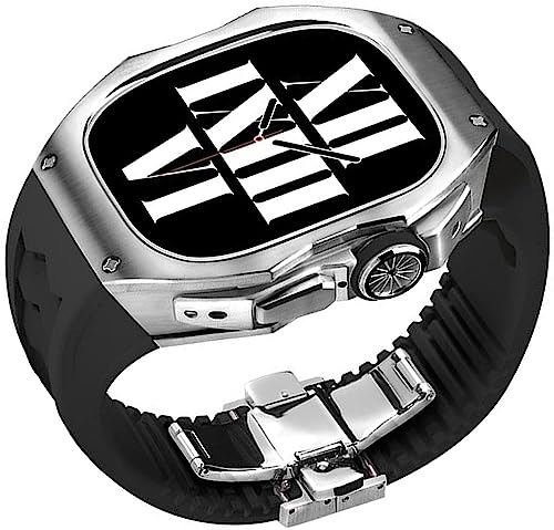 Bracelet titane EPANO Apple Watch Ultra 49 mm, rechange montre caoutchouc homme femme