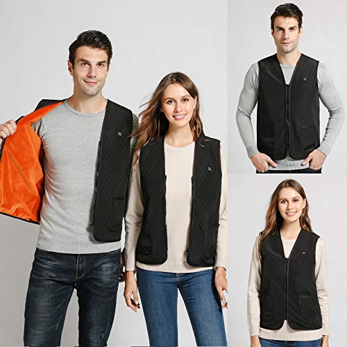 Tidyard Venda direta da fábrica antes e depois do inverno colete de aquecimento inteligente masculin