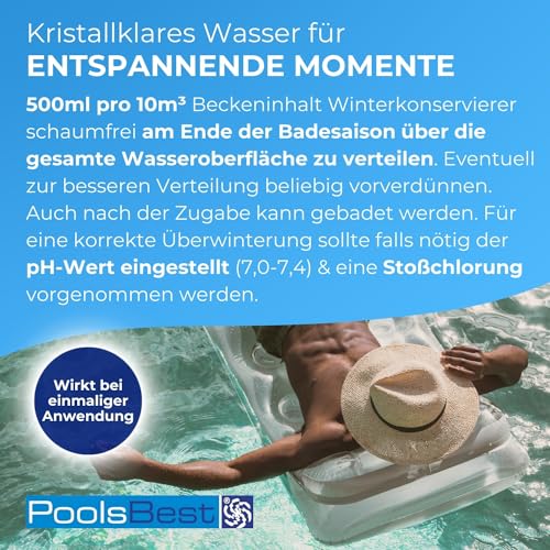 Wintermittel Poolsbest Pool Überwinterungskonzentrat 5L