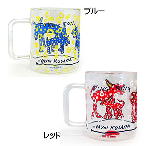 マグカップ マグカップ Yayoi 草間彌生 マグ コップ グラス Kusama 網 