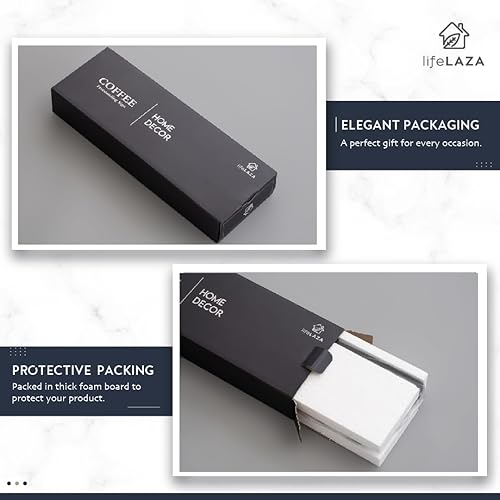 Miniatura 6 de LifeLAZA Letrero de café, decoración de barra de café, letras de bloque de madera envejecida independientes, letreros de estación de café para