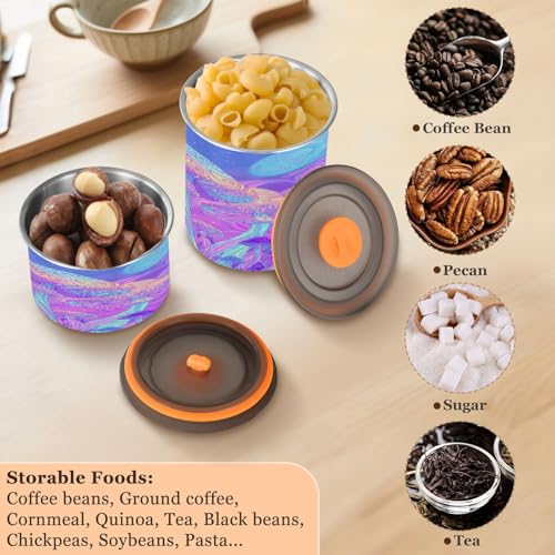 Envase hermético de acero inoxidable para café 500 ml miniatura 5