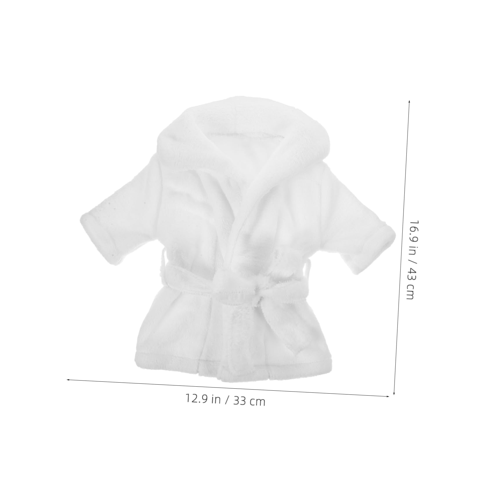 Ciieeo Kit de Bata de Baño para Fotografía de Recién Nacidos Juego de Toallas para Bebé Toalla de Baño para Niños Pequeños Capucha Polar Coral Bebé