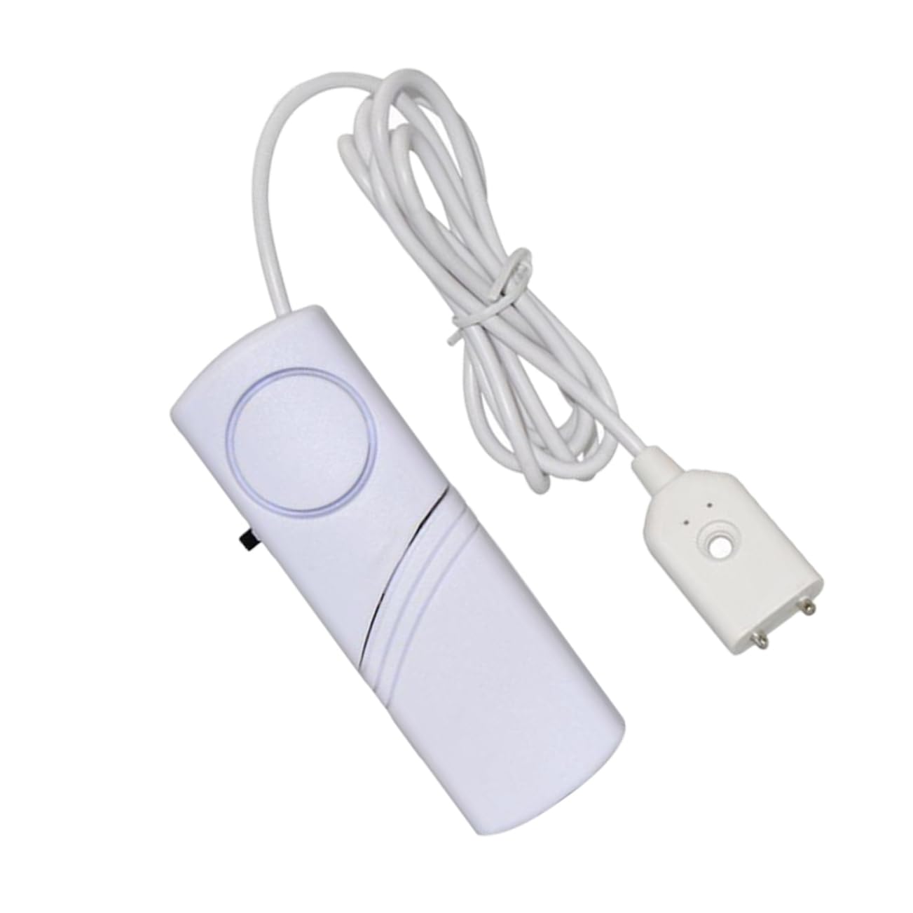 DOITOOL 5 Pièces Alarme De Niveau d'eau Notification Porte Chauffage Capteur Fuite Alerte Alarme d'eau Blanche Plastique