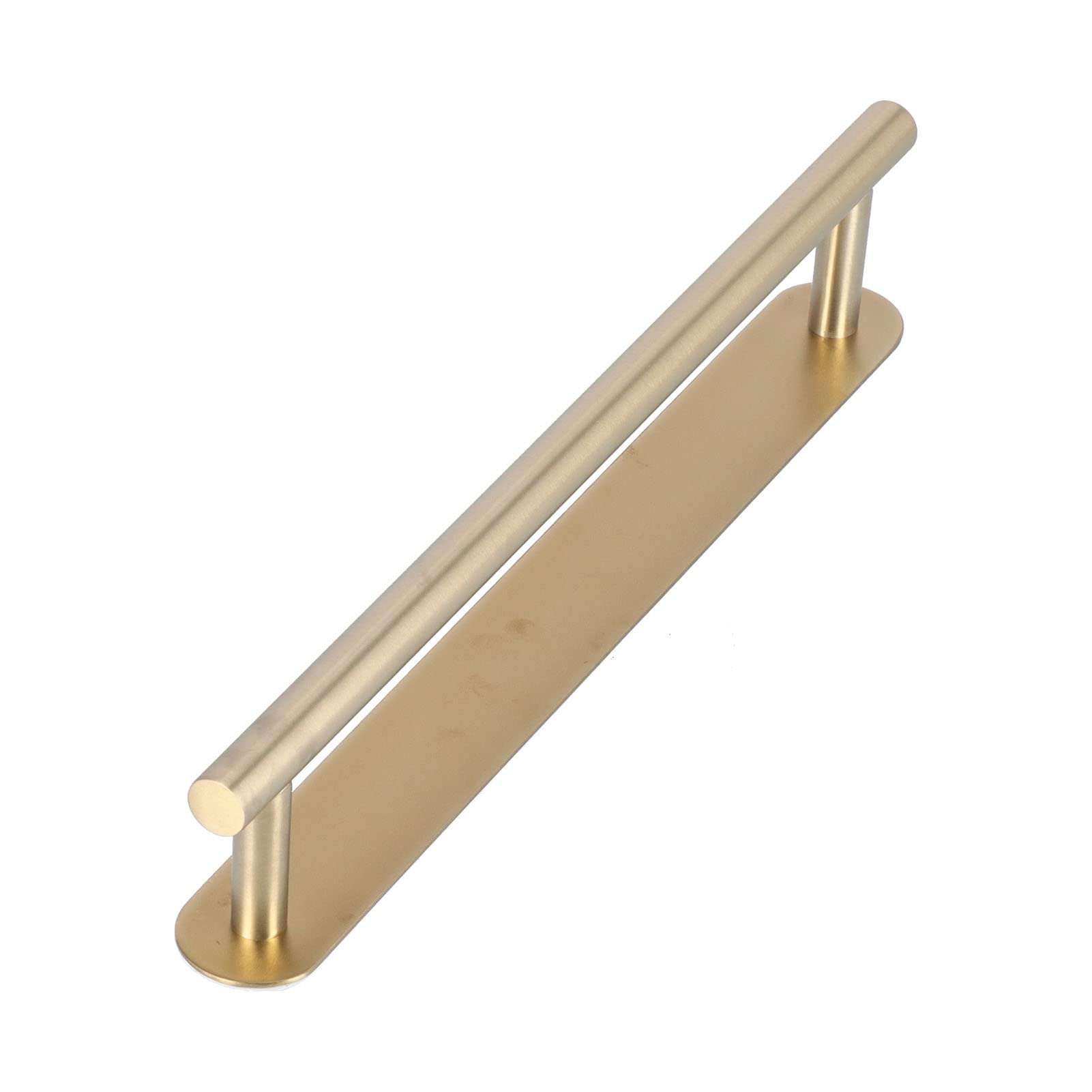 SIXRUN Toallero, Toallero Adhesivo de Acero Inoxidable 304, Varilla única de Oro Cepillado, Montaje en Pared sin Taladro, Soporte Resistente a la Oxidación para Baño, Cocina, Gabinete, Hogar (60cm)