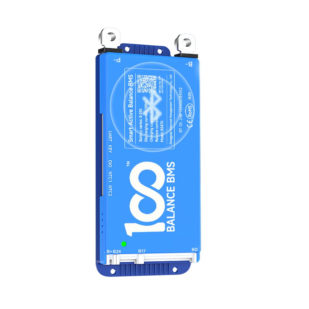 100 BALANCE 80A 4-8S Smart active BMS Standard version Protection Board with Bluetooth APP/WIFI/UART BT+UART 80A 4-8S