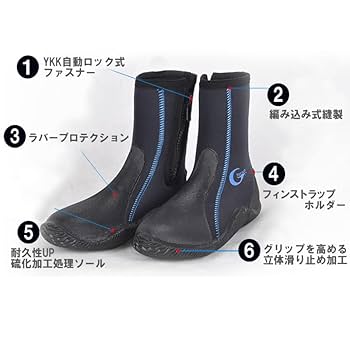 Amazon | MAGNA(マグナ) ダイビングブーツ ネオプレーン