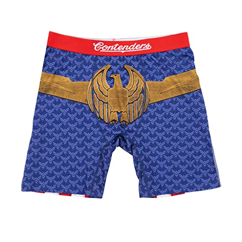 Contenders x The Boys Homelander Suit Briefs - Ultra-Soft Stretch Underwear for Men No Ride-Ups Breathable For All-Day Wear