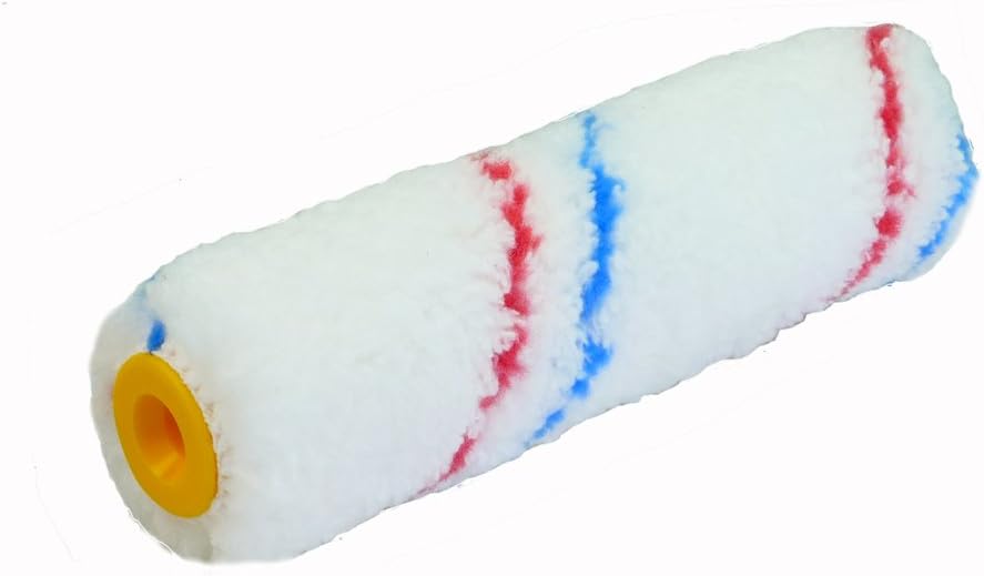ROTIX -90280 10 x Paint Roller 10 cm 8 mm Pile Microfibre for Glazes and Thin Varnishes Roller for Glaze Roller
