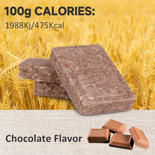 Image of Emergency Food Ration Bars, Survival Food, Chocolate Flavor, 12 Pack