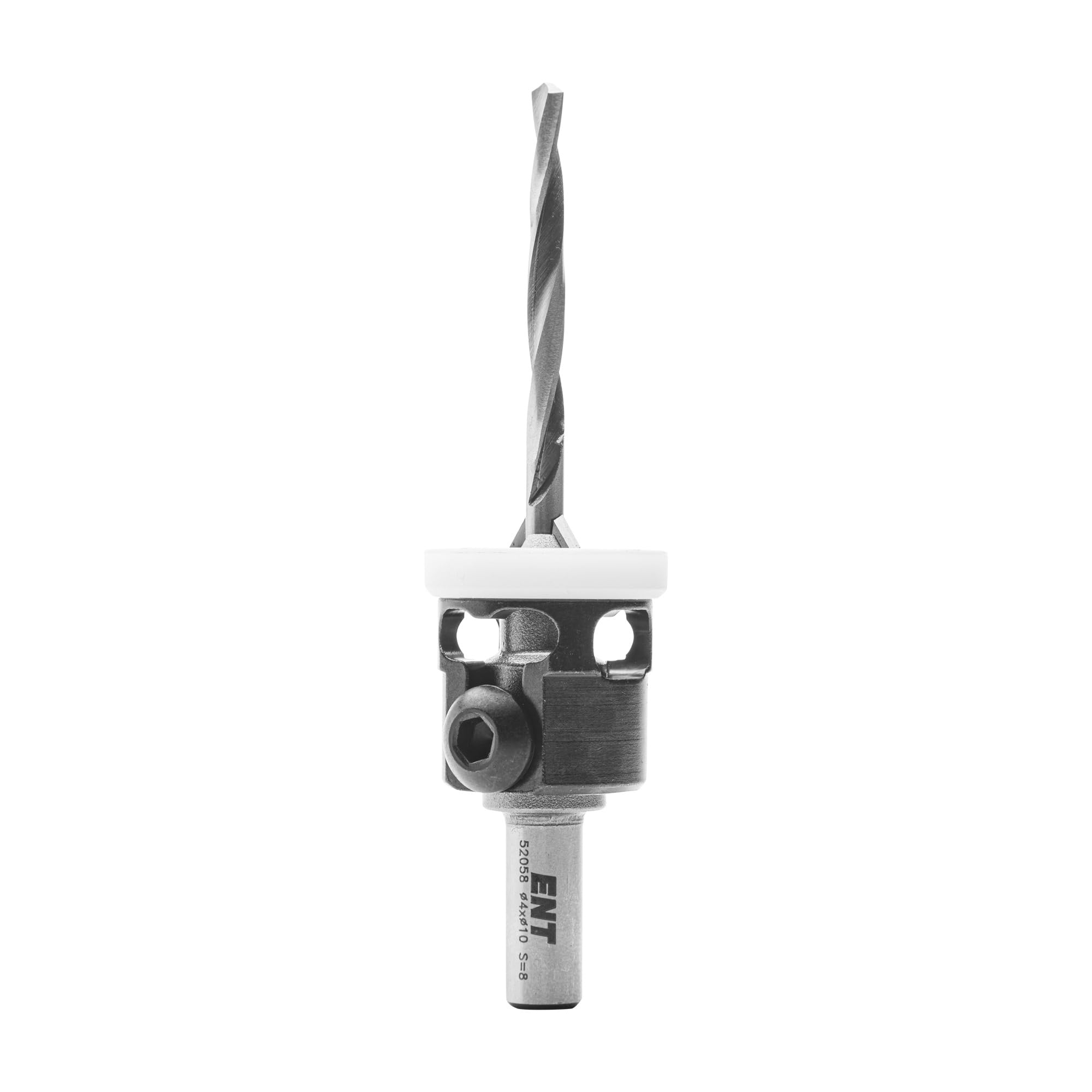 ENT 52058 Pogłębiacz 90° z ogranicznikiem głębokości Węglik spiekany, średnica wiertła (D2) 4,0 mm, Pogłębiacz (D1) 10 mm, L 50 mm