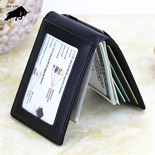 3nh Pack of 1 Money Clips for Men and Women (Size: Standard Size, Material: Leather)-image-8