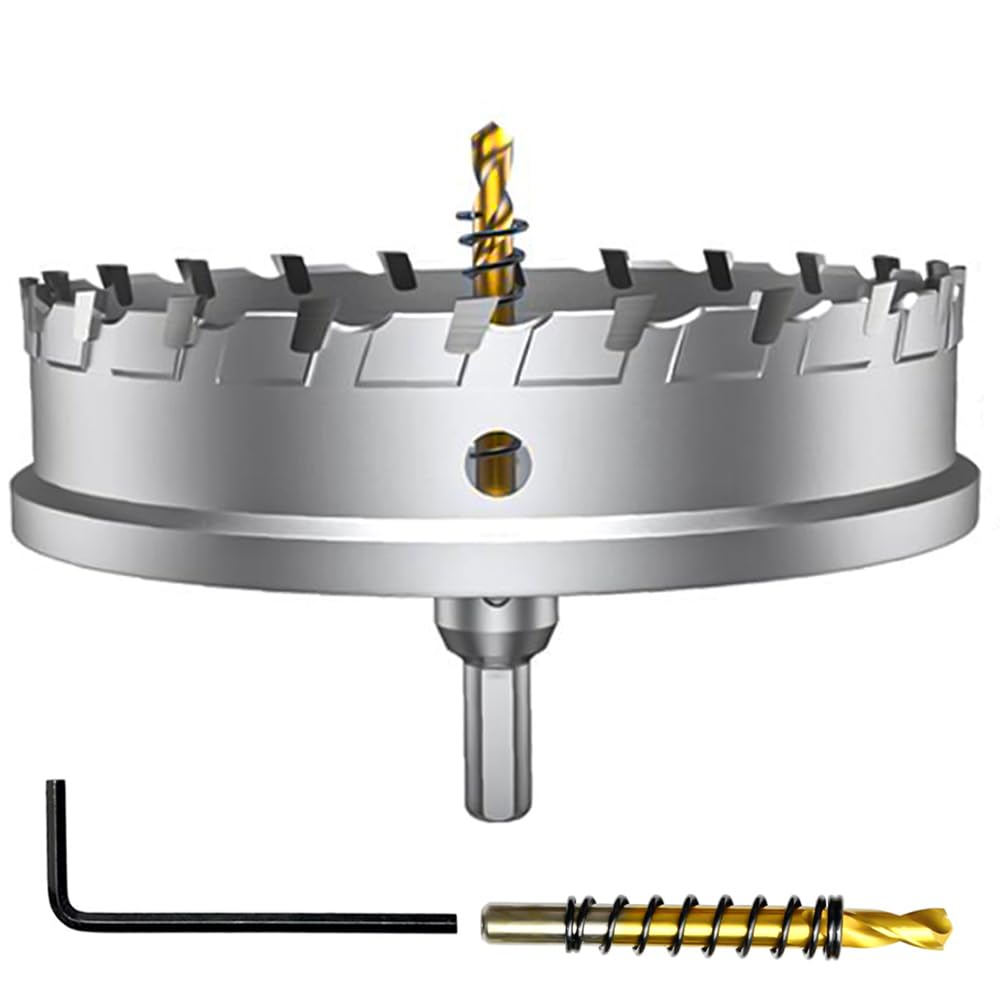 Tungsten Carbide Hole Saw - Cuts Metal & Steel -23 Tungsten Carbide Hole Saw - Cuts Metal & Steel -23