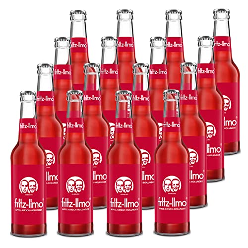 Fritz-Limo Apfel-Kirsch-Holunder 16 Flaschen Je 0,33L