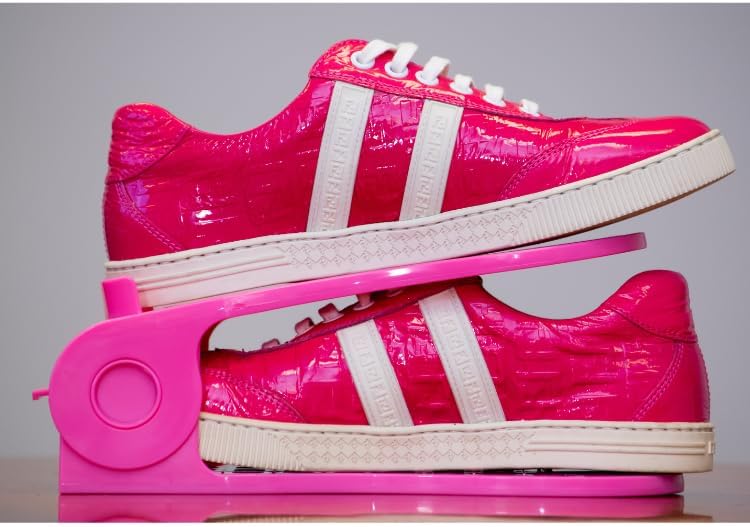 Miniatura 9 de Shoepal Shopeal - Organizador de ranuras para zapatos con estante ajustable para zapatos, apilador, ahorro de espacio, soporte para zapatos de doble