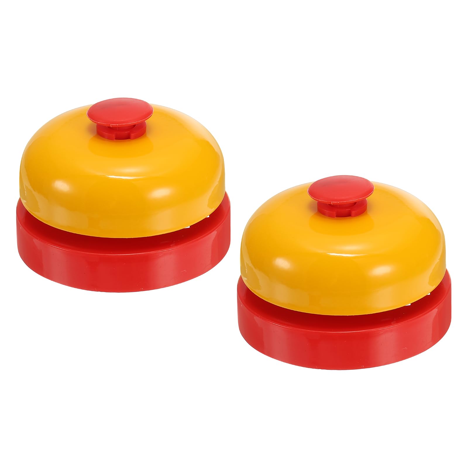 PATIKIL Desk Call Bell 2.5" Diameter,2 Pcs Dinner Desk Front Bell for Service with Metal Anti-Rust Construction for Hotel Restaurant Reception Areas Office Warehouse
