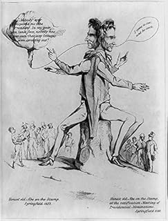 HistoricalFindings Photo: Honest Old Abe on The Stump,Springfield,Abraham Lincoln,Presidential Nominations