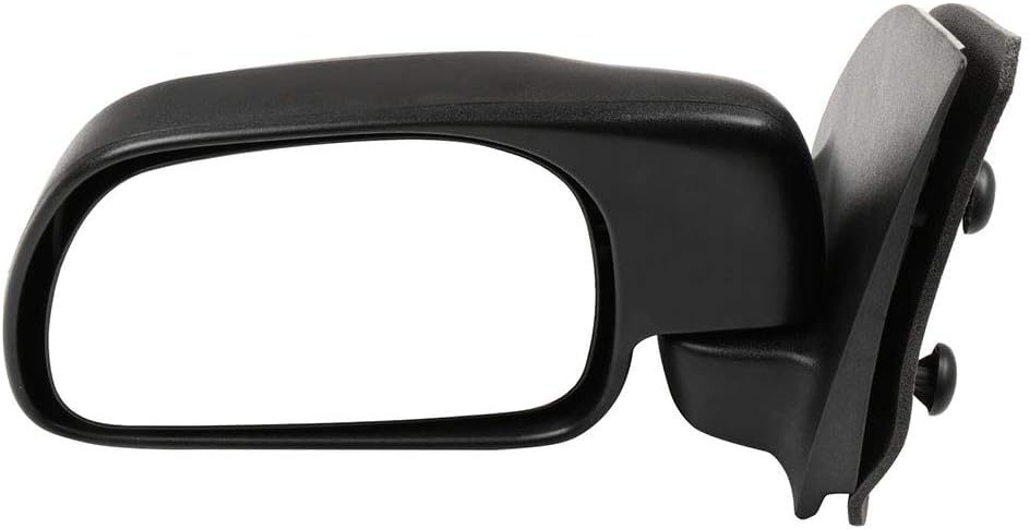 SCITOO Side View Mirror Black Manual Folding Non-heated Driver Side and Passenger Side Mirror Fit for 1999-2010 For Ford For F-250 For F-350 F-450 1999-2007 F-550 Super Duty