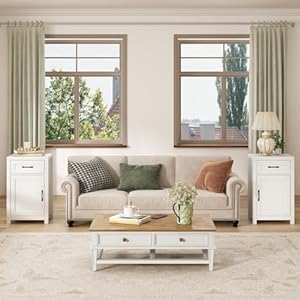 Carpetnalnightstandsetof2nightstandswithdrawerstoragebedsidetableendtablelargemodernwoodwidebedsidestandmidcenturynightstandsforbedroomlivingroomsofacouchofficewhite Urban Country Home Decor Carpetnal night stand set of 2 nightstands with drawer storage bed side table end table large modern wood wide bedside stand mid century night stands for bedroom living room sofa couch office white urban country home decor