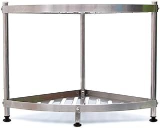 Bathroom Hardware Floating Shelves Storage Shelf Bathroom Strong Stainless Steel Tripod Bathroom Floor Multi-Layer Washbasin Stand Shower Organiser Accesories,35Cm