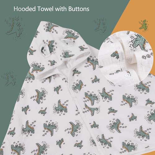 Image of Hooded Baby Towel - Super Soft Baby Towel with Hood 25x51 Inches - Absorbent Baby Beach Towel for Newborn Infant Toddler 0-4 Years,Toddler Towels for boy