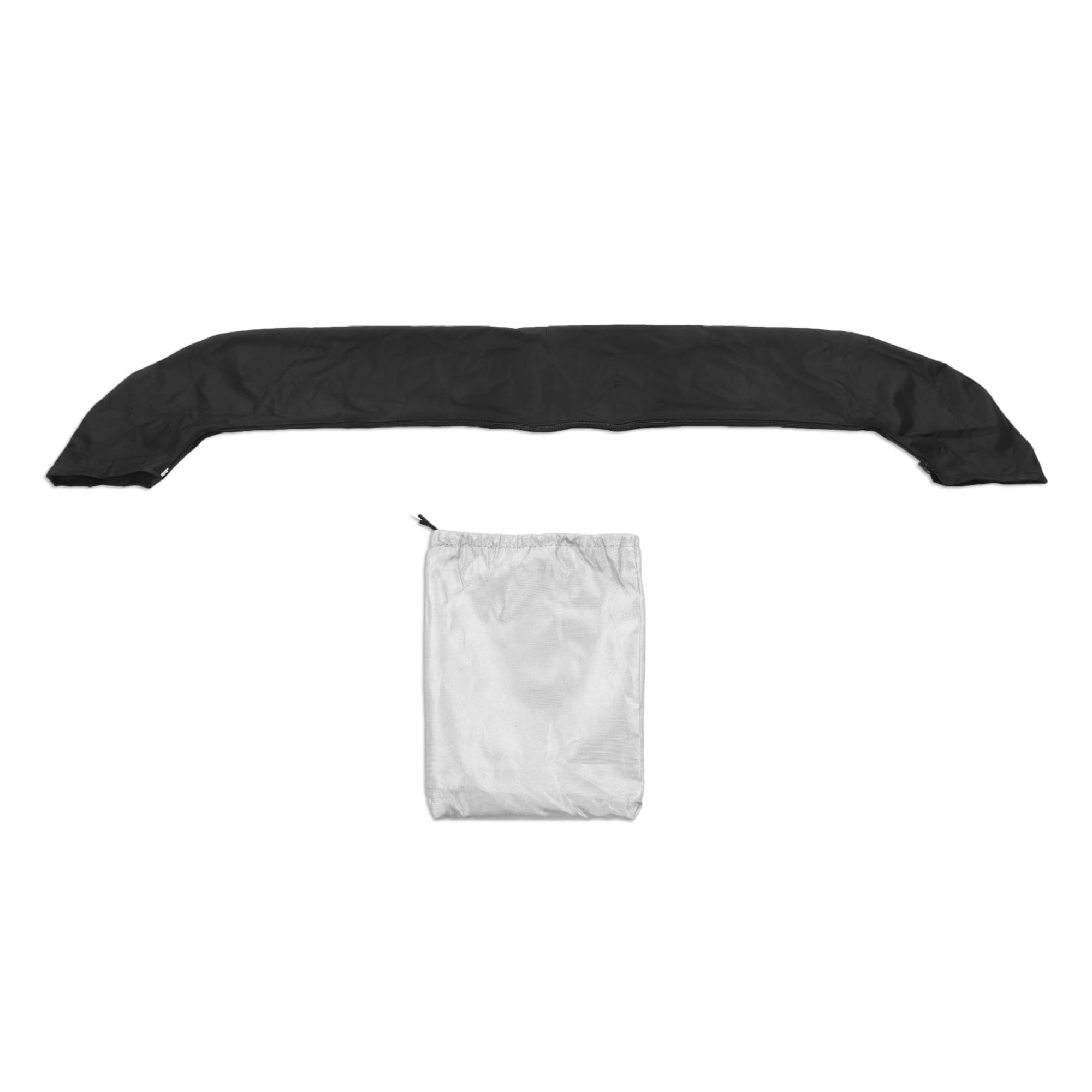 Bimini Top Copertura di Ricambio Oxford Pieghevole Antipioggia Impermeabile Parasole Baldacchino Barca Copertura Impermeabile Parasole e Protezione UV Nero