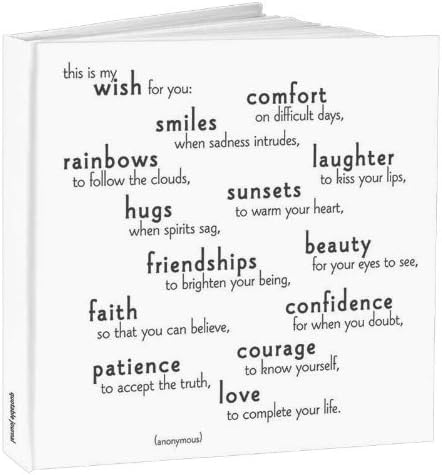 Quotable My Wish For You - Anonymous Journal