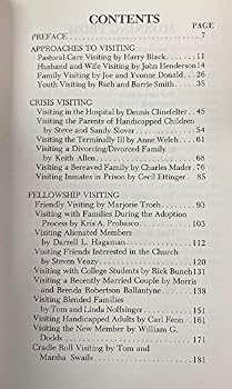 Paperback Visiting: A Pastoral Care Ministry Book