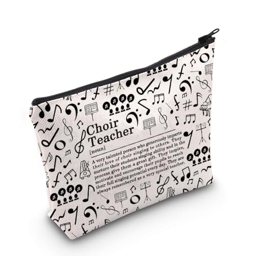 JNIAP Choir Member Gift Choir Teacher Definition Cosmetic Bag Singing Teacher Gift (Choir Teacher Definition Bag)