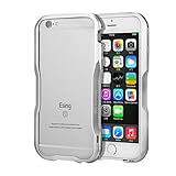 iPhone 6s Case, Esing Premium Aluminum Alloy Metal Frame 3D Hard Slim Bumper Case for Apple 6 4.7 Inch (Silver)