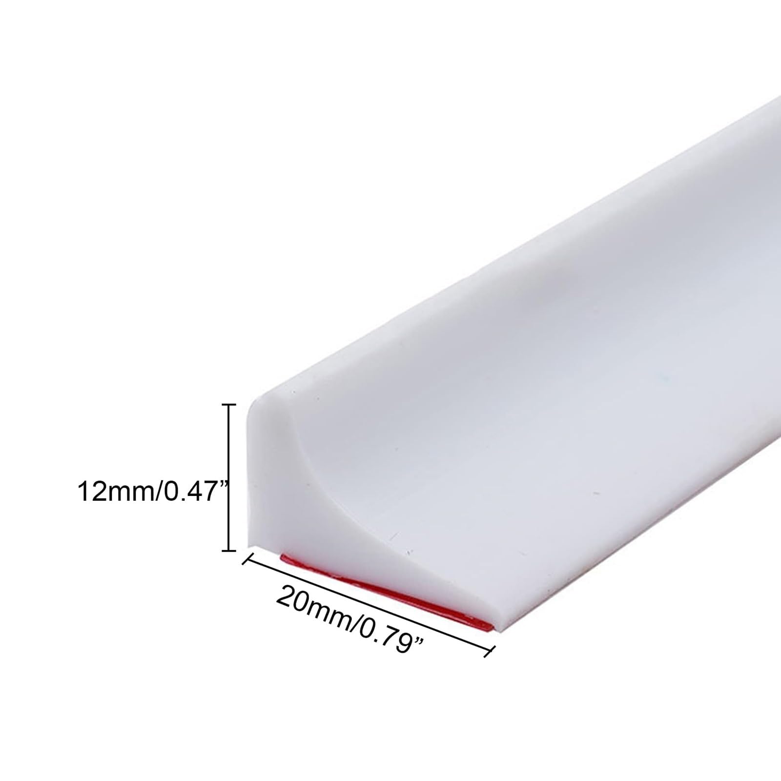 Barriera per pavimento in silicone per ambienti umidi, striscia autoadesiva per blocco acqua del bagno, diga per soglia doccia, per vasca da bagno Striscia di ritenzione acqua da appoggio ( Color : Bl