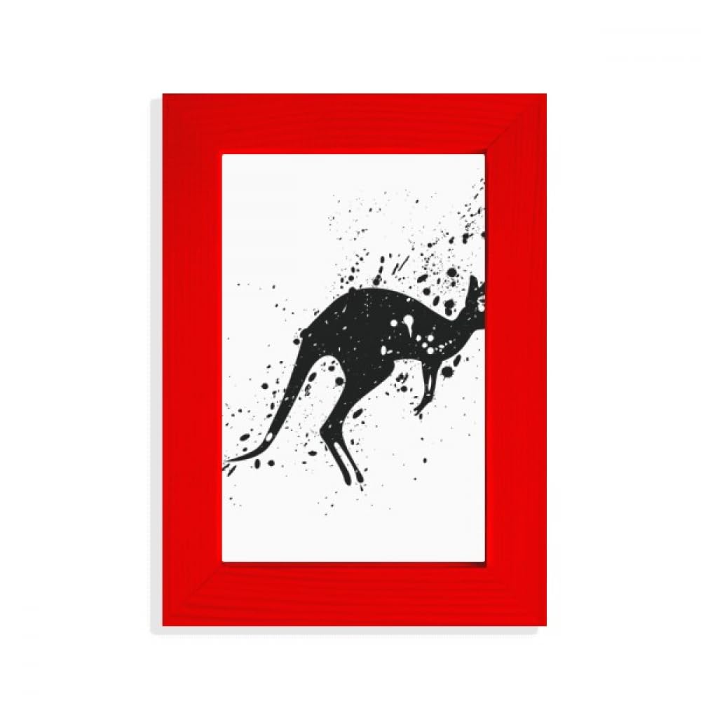 Cadre photo rouge koala pour embellir un mur blanc et protéger vos photos de famille