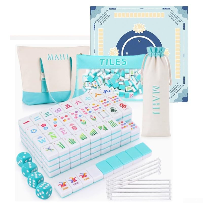 Set Borse Canvas Poliestere per da Tavolo RPG Set Borse Canvas(Blue)