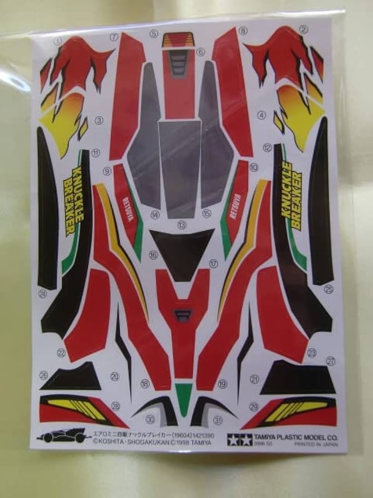 ミニ四駆　ナックルブレイカー　デカール Amazon | 田宮 エアロミニ四駆 ナックルブレイカー ドレスアップ