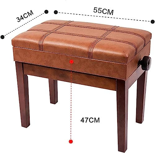 Tabouret de piano pour banquet familial, coiffeuse, tabourets pour clavier solo, banc de clavier réglable en hauteur de 10 cm avec structure en bois dur massif et unité de rangement sous le siège 55 x - Les Beatles, Paul McCartney, John Lennon, RIngo Starr, George Harrison Tabouret de piano pour banquet familial, coiffeuse, tabourets pour clavier solo, banc de clavier réglable en hauteur de 10 cm avec structure en bois dur massif et unité de rangement sous le siège 55 x – Image 3
