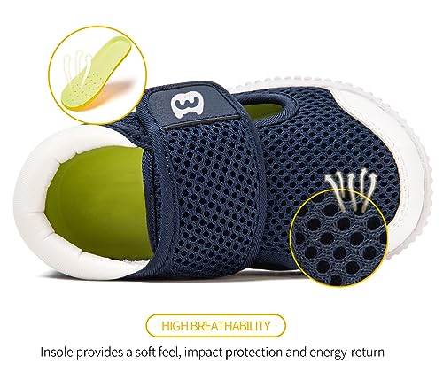 Image of BMCiTYBM Baby Shoes Boy Girl Infant Sneakers Non-Slip First Walkers 6 9 12 18 24 Months