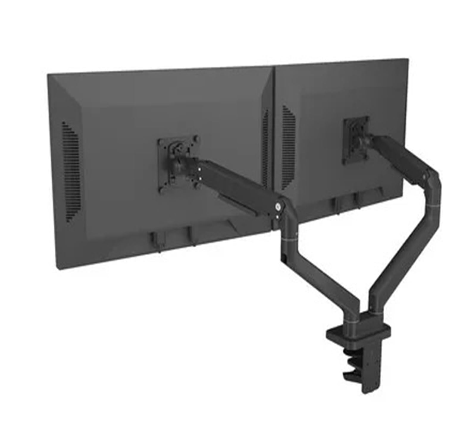 Bras double moniteur dynamique V8-2S pour surélever deux écrans de 17 à 32 pouces