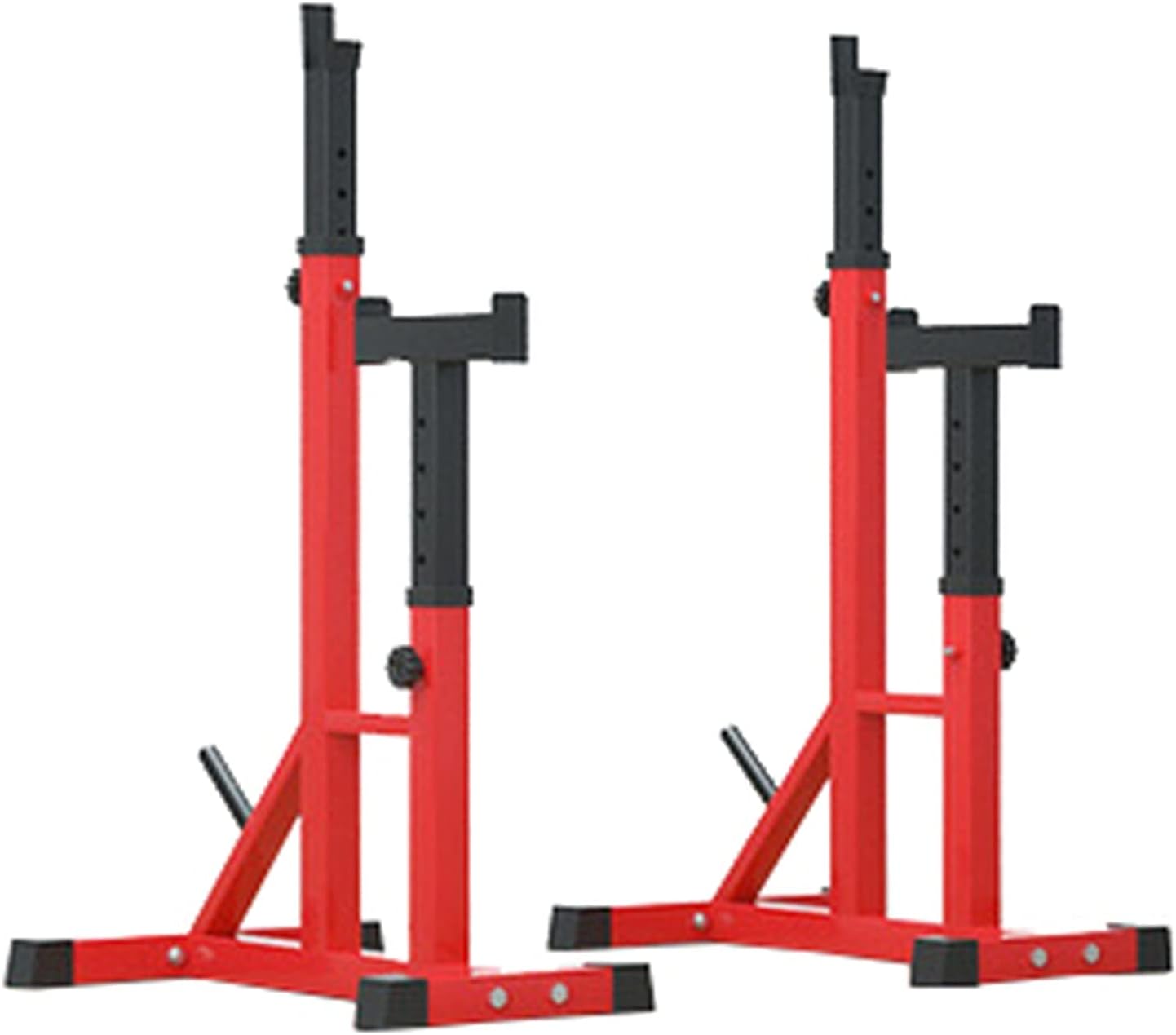 FBITE Weight Lifting Rack Adjustable Height Squat Rack Stand MultiFunction Barbell