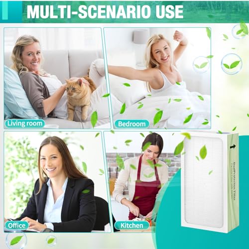 Image of Classic 400 Series Replacement Filter,Compatible with Blueair 400 Series Air Purifier,2-in-1 Pre-H13 Ture,Part # 480i, 402, 403, 405, 410,455EB, 450E Filter Replacement (2PACK)