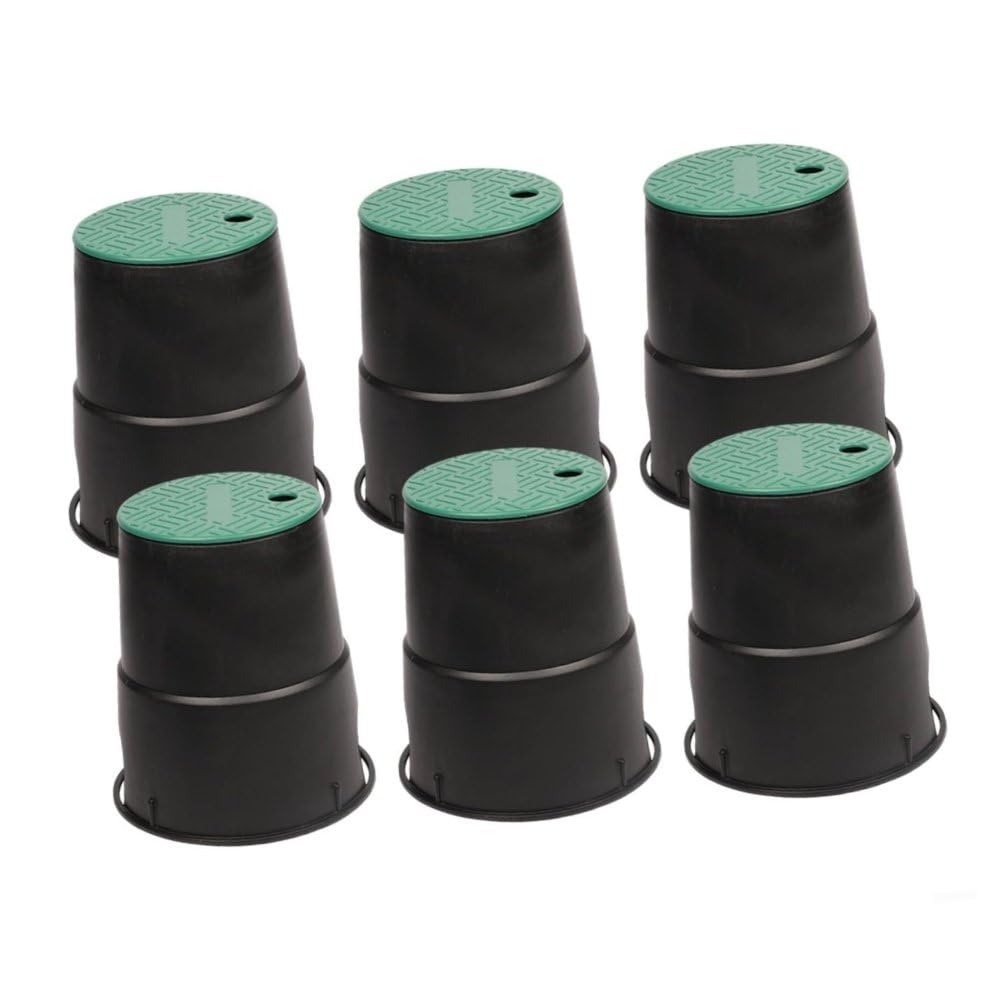 Set 6 pozzetti ispezione irrigazione, ideali per giardinieri professionisti
