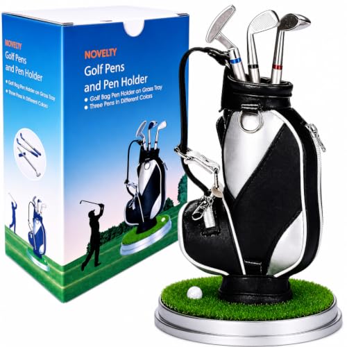 Funny Golf Pen Holder Desk Decor